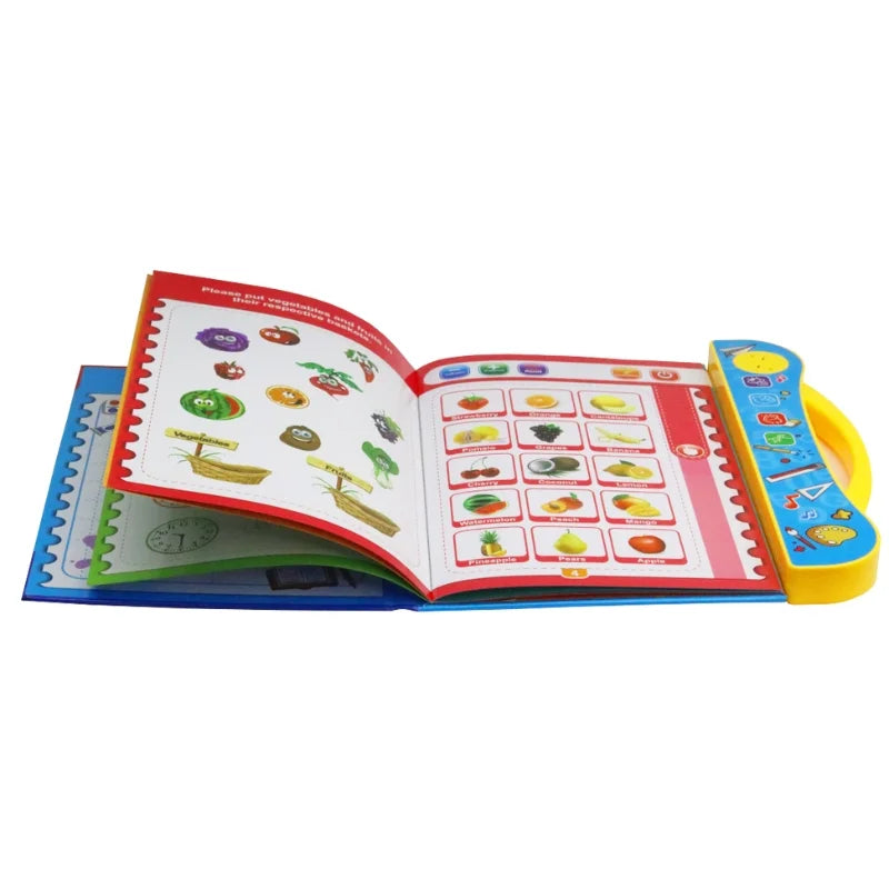 Intelligence Learning Book for Kids | Interactive Letters, Numbers & Sounds for Toddlers