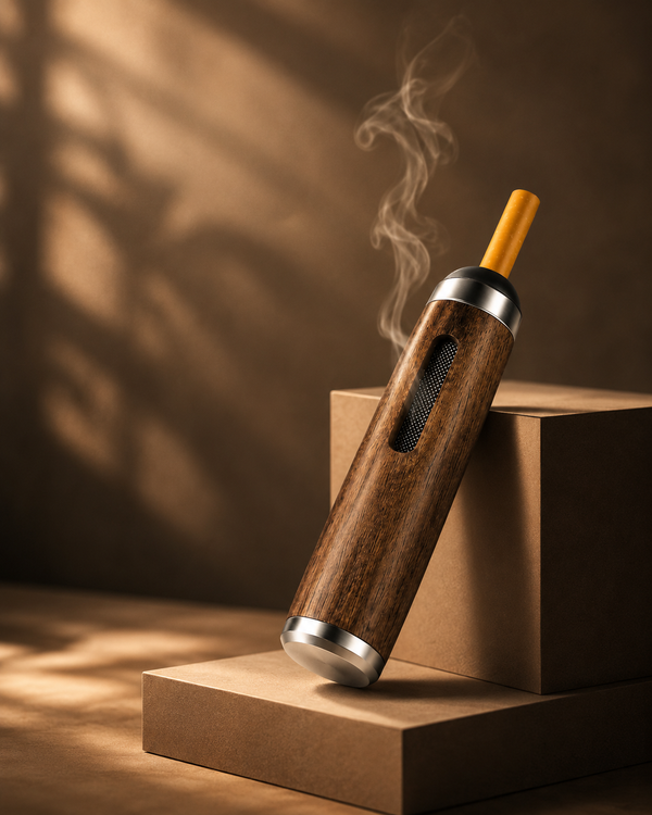 Portable Wood Ashtray - Smoke-Free Convenience Anywhere