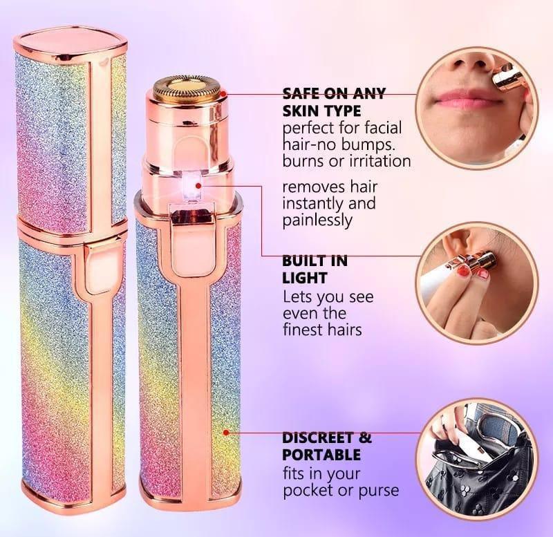 Flawless 2in1 Eyebrow Trimmer and Hair Remover For Women