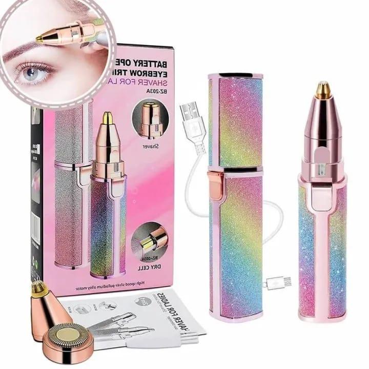 Flawless 2in1 Eyebrow Trimmer and Hair Remover For Women