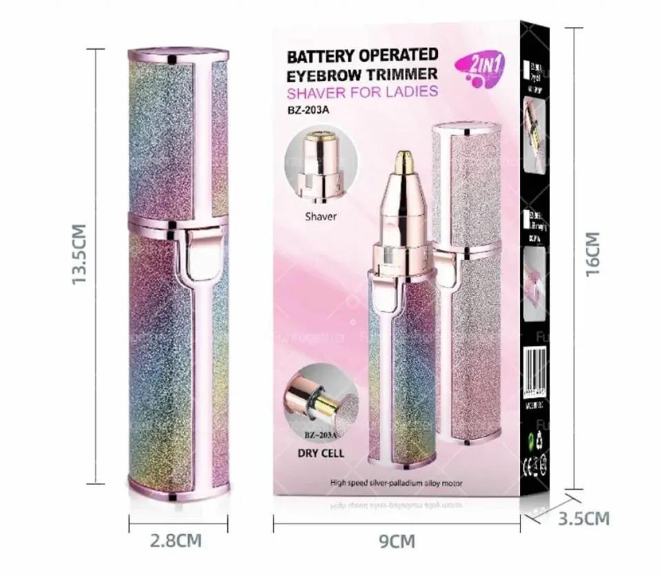 Flawless 2in1 Eyebrow Trimmer and Hair Remover For Women